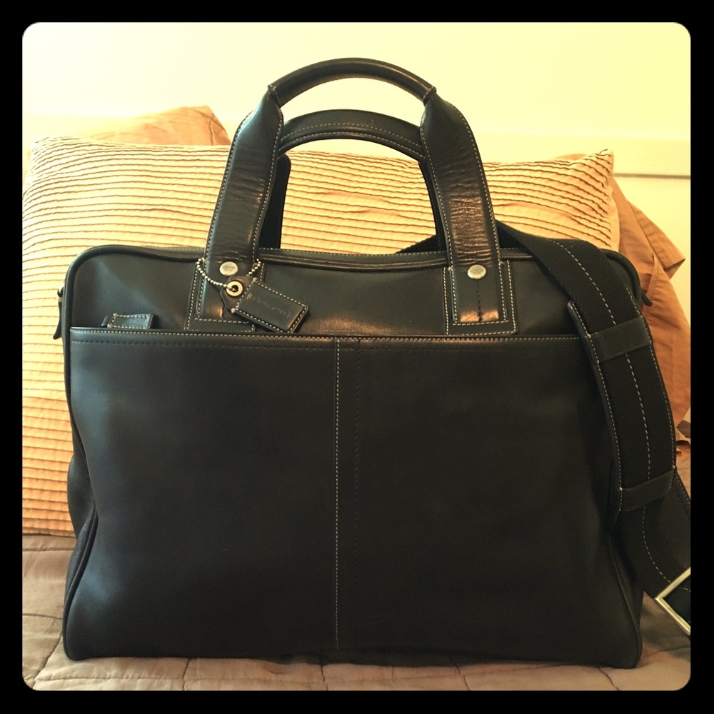 Coach laptop bag briefcase
